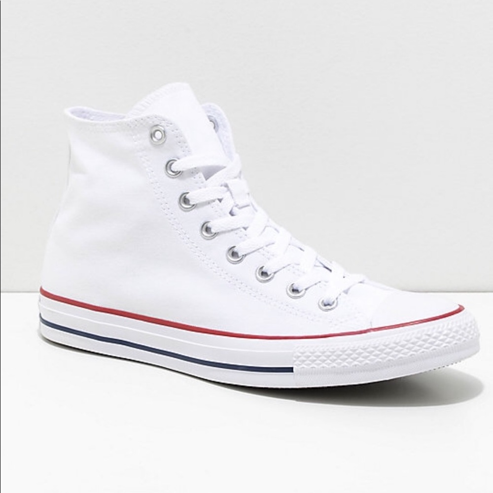 White High Top Converse All Star- Chuck Taylor